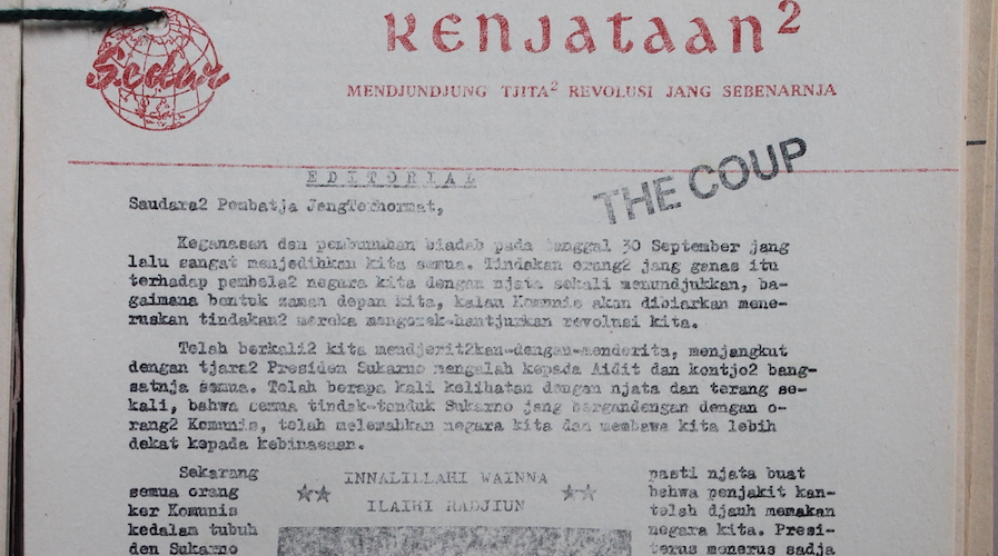 Kenjataan2 magazine was a vehicle for British propaganda in Indonesia, 1965-66 / UK National Archives FO1110/2356